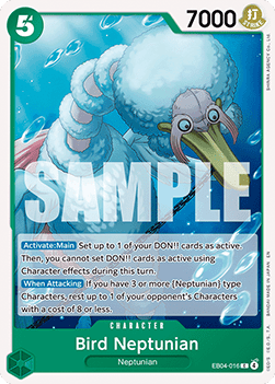 Bird Neptunian (EB04-016) - The Azure Sea's Seven (Common) [OP14-EB04-016]