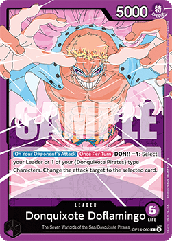 Donquixote Doflamingo (OP14-060) (V.1) - The Azure Sea's Seven (Leader) [OP14-060]