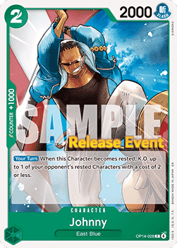 Johnny (OP14-028) - Promos: The Azure Sea's Seven (Common) [OP14P-028]