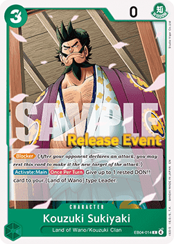 Kozuki Sukiyaki (EB04-014) - Promos: The Azure Sea's Seven (Common) [OP14P-EB04-014]