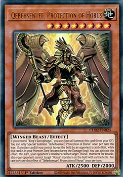Qebehsenuef, Protection of Horus - THE CHRONICLES DECK: Spirit Charmers (All-Foil Edition) (Ultra Rare) [CH02-025]