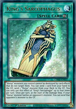 King's Sarcophagus - THE CHRONICLES DECK: Spirit Charmers (All-Foil Edition) (Ultra Rare) [CH02-037]
