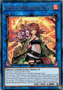 Hiita the Fire Charmer, Ablaze - THE CHRONICLES DECK: Spirit Charmers (All-Foil Edition) (Ultra Rare) [CH02-043]