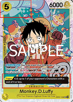 Monkey.D.Luffy (OP07-109) (V.2) - Reprints (Super Rare) [R-OP07-109]
