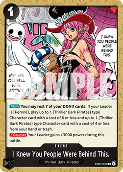I Knew You People Were Behind This. (EB03-049) (V.1) - Heroines Edition (Common) [EB03-049]