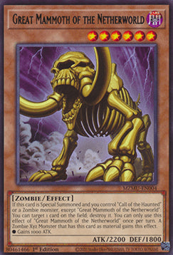 Great Mammoth of the Netherworld - Maze of Muertos (Rare) [MZMU-004]