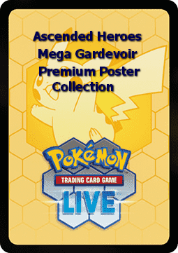 Ascended Heroes Live Code Card: Mega Gardevoir Premium Poster Collection