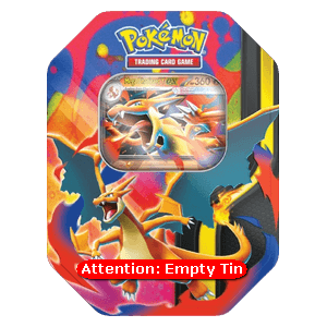 Empty Mega Charizard Y ex Tin