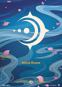 Mind Rune - Spiritforged: Promos (Showcase) [SFDX-R03b]
