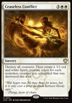 Ceaseless Conflict - Commander: Secrets of Strixhaven (Rare) [SOC-12]
