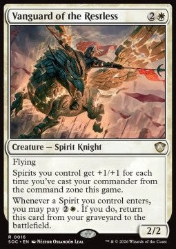 Vanguard of the Restless - Commander: Secrets of Strixhaven (Rare) [SOC-16]