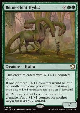 Benevolent Hydra - Commander: Secrets of Strixhaven (Rare) [SOC-124]