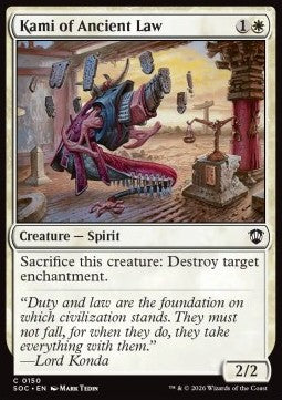 Kami of Ancient Law - Commander: Secrets of Strixhaven (Common) [SOC-150]