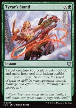Tyvar's Stand - Commander: Secrets of Strixhaven (Uncommon) [SOC-291]