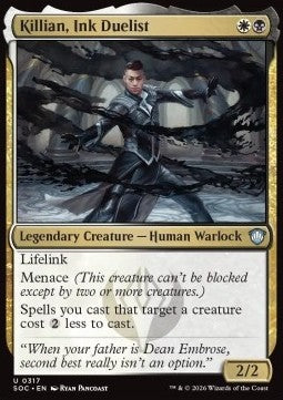 Killian, Ink Duelist - Commander: Secrets of Strixhaven (Uncommon) [SOC-317]