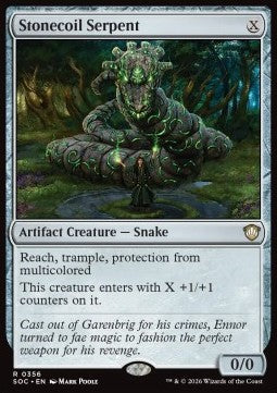 Stonecoil Serpent - Commander: Secrets of Strixhaven (Rare) [SOC-356]