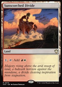 Sunscorched Divide - Commander: Secrets of Strixhaven (Rare) [SOC-410]