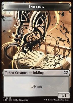 Inkling Token (WB 1/1) // Spirit Token (RW 2/2) (V.1)