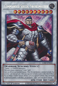 Commander Souza, Swordmaster (V.2 - Secret Rare) - Legendary Modern Decks 2026 (Secret Rare) [L26D-X42]