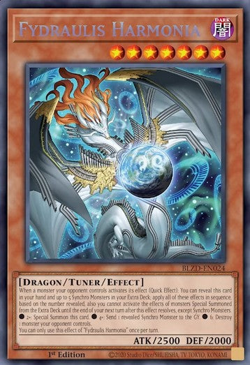Fydraulis Harmonia (V.1 - Secret Rare) - Blazing Dominion (Secret Rare) [BLZD-024]