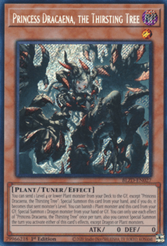 Princess Dracaena, the Thirsting Tree (V.1 - Secret Rare) - Blazing Dominion (Secret Rare) [BLZD-027]