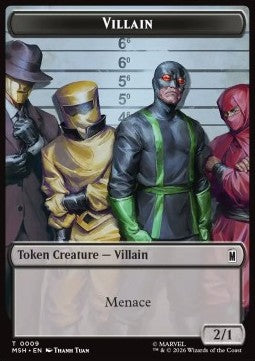 Villain Token (B 2/1) // Treasure Token