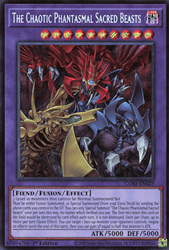 The Chaotic Phantasmal Sacred Beasts (V.1 - Secret Rare)