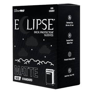 105 Ultra Pro Matte Eclipse Deck Protector Sleeves (Jet Black)