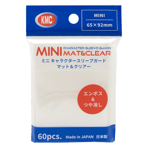 KMC Character Guard Mini Mat and Clear Sleeves