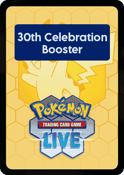 30th Celebration Live Code Card: Booster