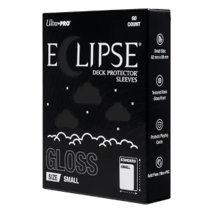 60 Small Ultra Pro Gloss Eclipse Deck Protector Sleeves (Jet Black)