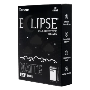 60 Small Ultra Pro Matte Eclipse Deck Protector Sleeves (Jet Black)
